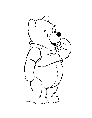 Winnie the Pooh - Clica na figura para imprimir.