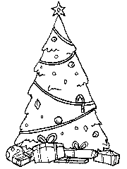 Árvore de Natal - Clica na figura para imprimir.