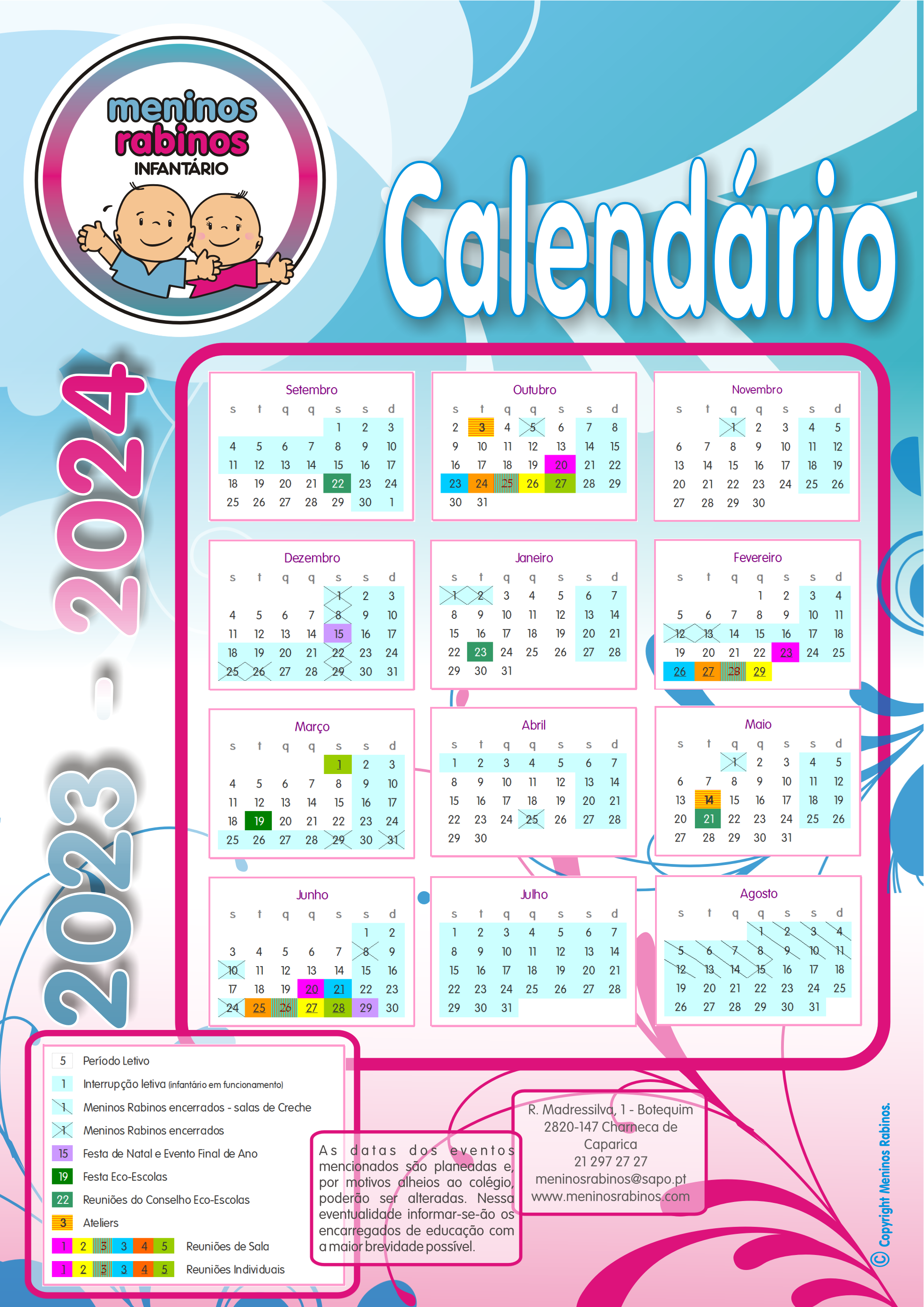 Calendário Ano Letivo 2023-24